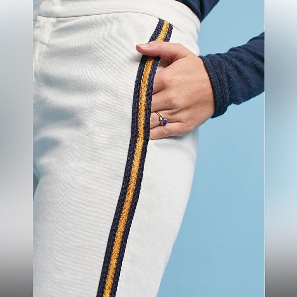 Seafarer White Denim Pants Made In Italy Sz 26 - Picture 6 of 8